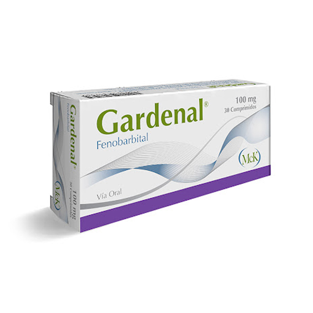 Fenobarbital Gardenal 100mg 30 Comprimidos