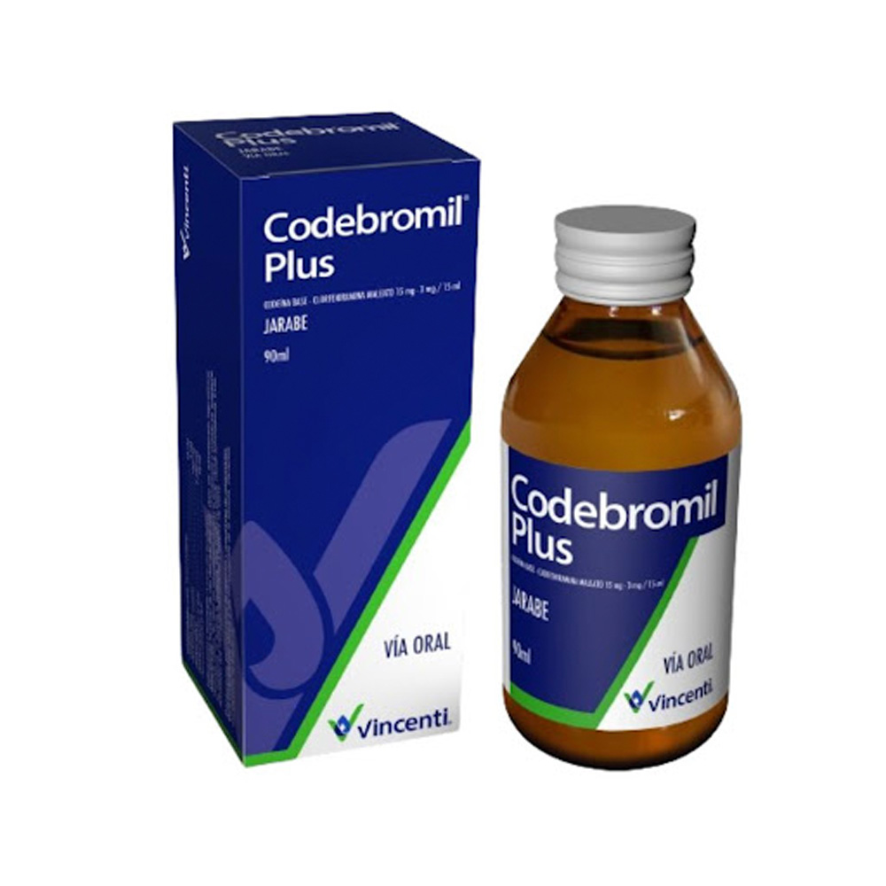 Codeína + Clorfeniramina Codebromil Plus 90ml Jarabe