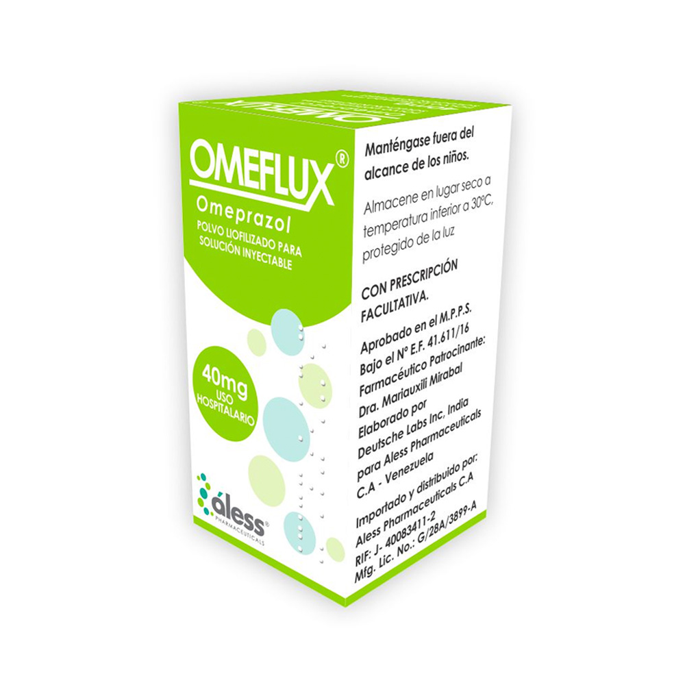 Omeprazol Omeflux 40mg 1 Ampolla I.V