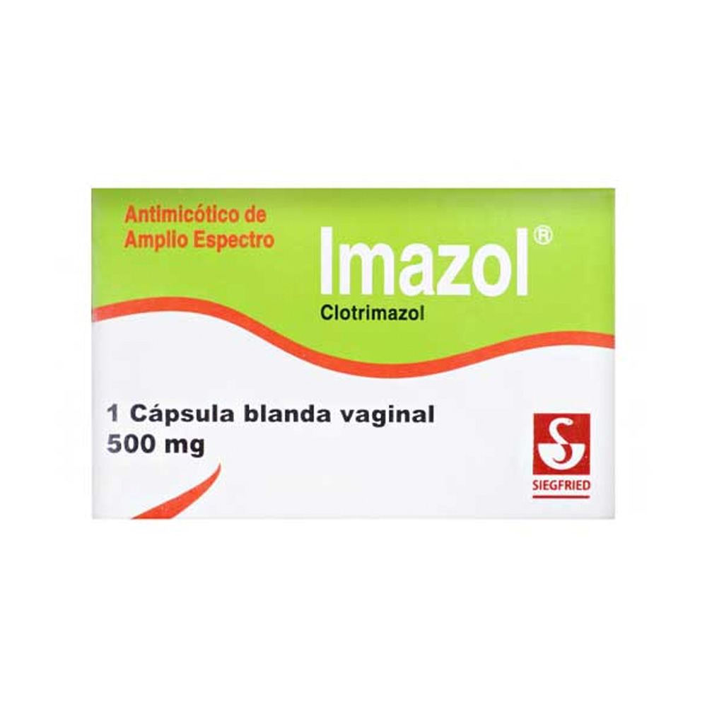 Clotrimazol Imazol 500mg 1 Capsula Vaginal