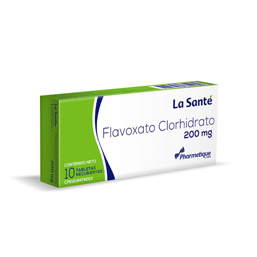 Flavoxato La Santé 200mg 10 Tabletas