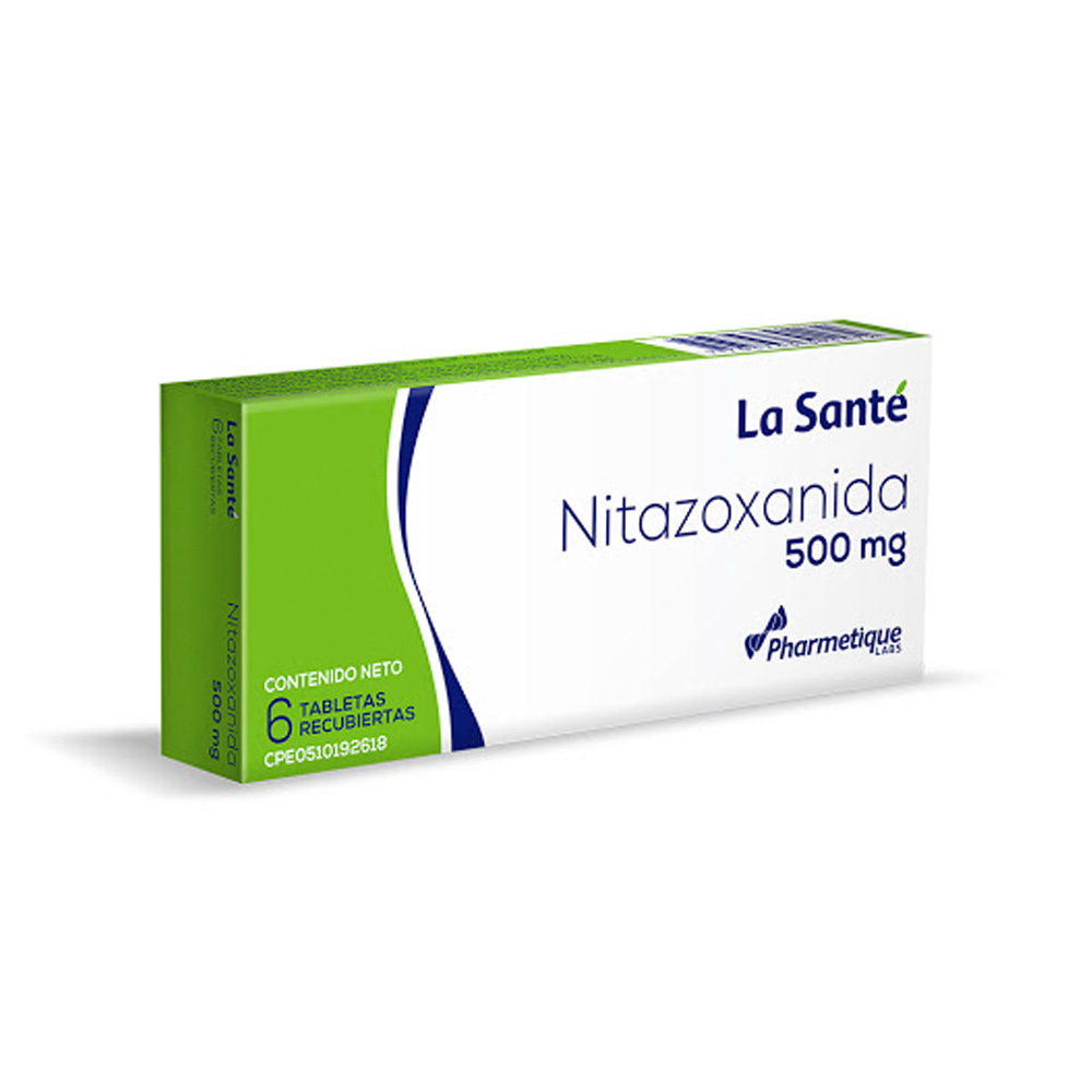 Nitazoxanida La Santé 500mg 6 Tabletas