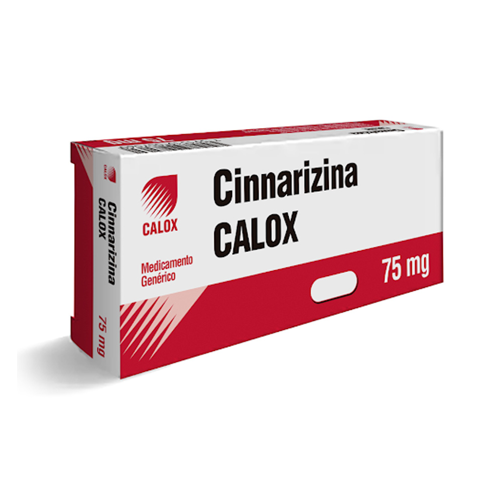 Cinnarizina Calox 75mg 10 Cápsulas