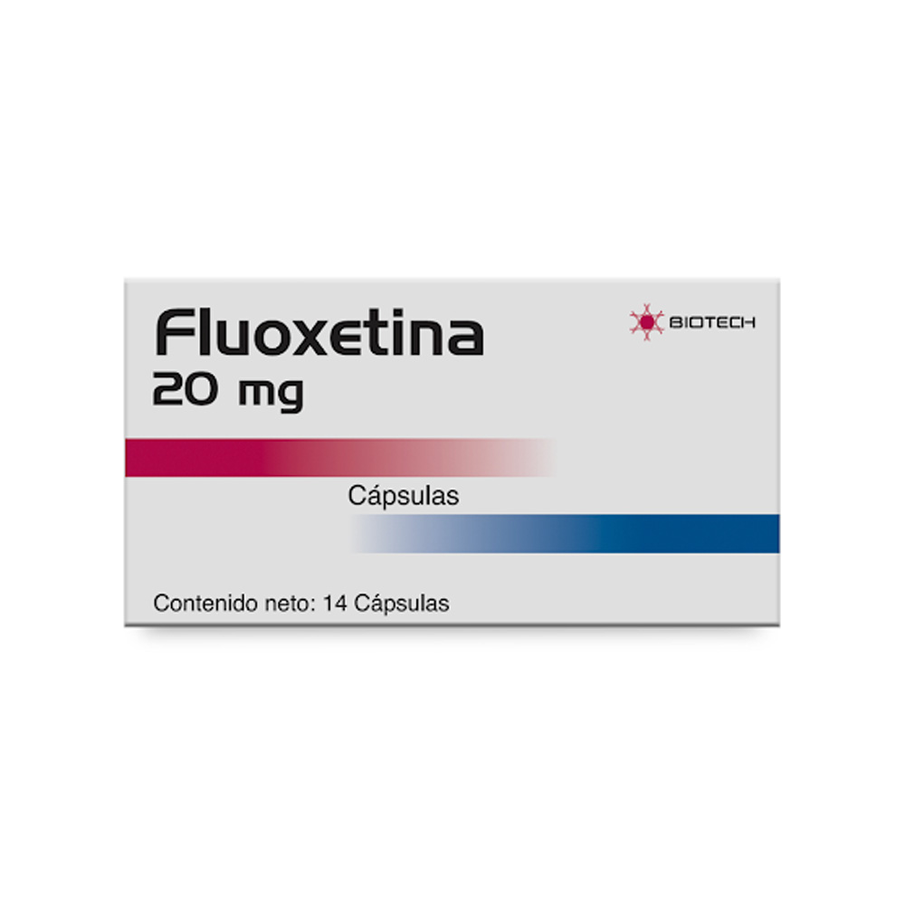 Fluoxetina Biotech 20mg 14 Cápsulas