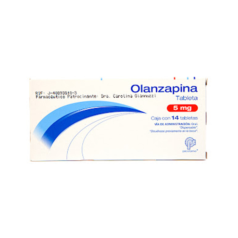 Olanzapina Psicofarma 5mg 14 Tabletas