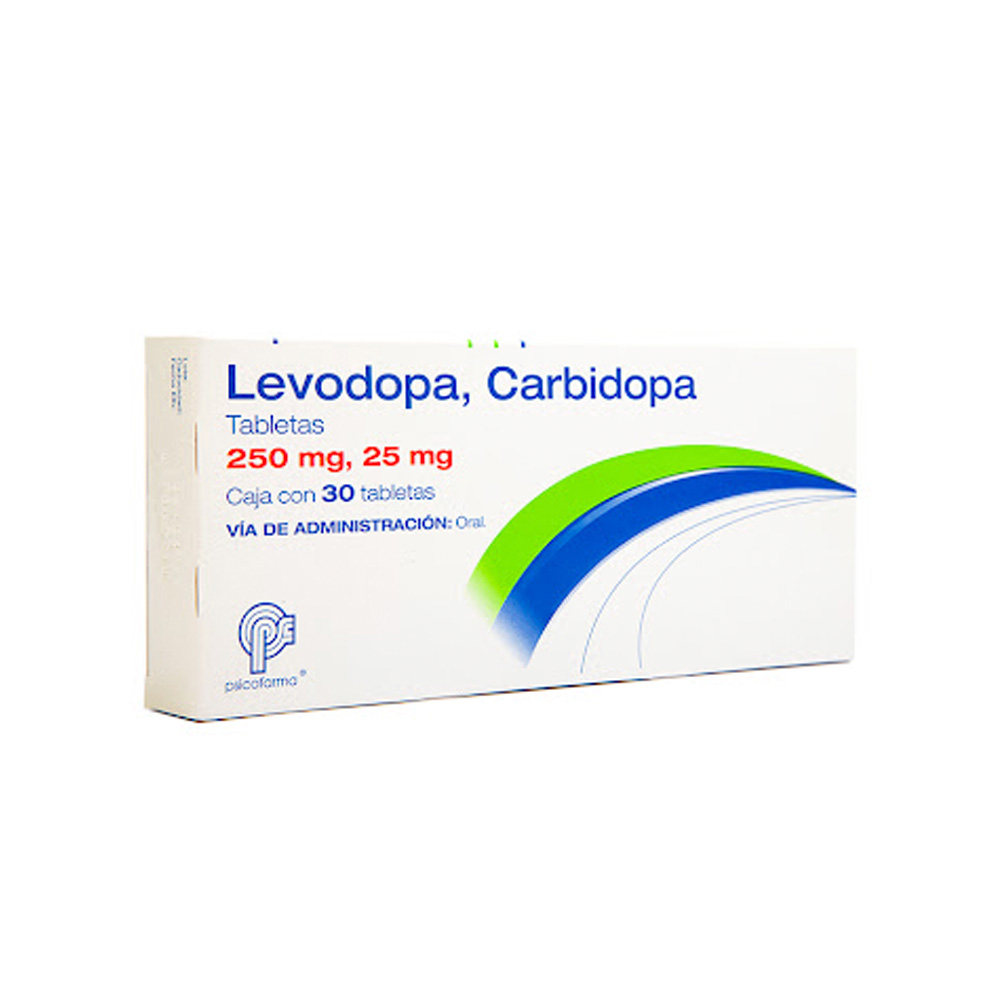 Levodopa Carbidopa Psicofarma 250/25mg 30 Tabletas