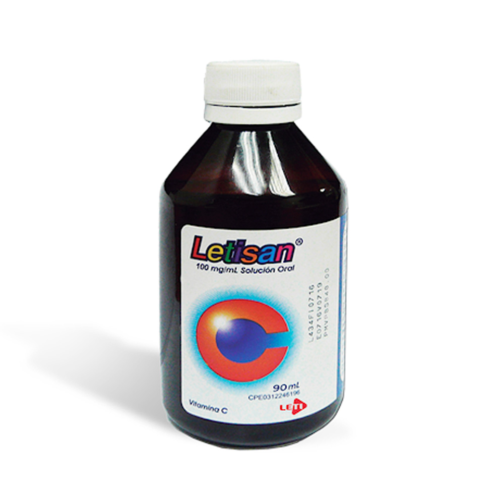 Vitamina C Letisan 100mg/ml 120ml Solución Oral