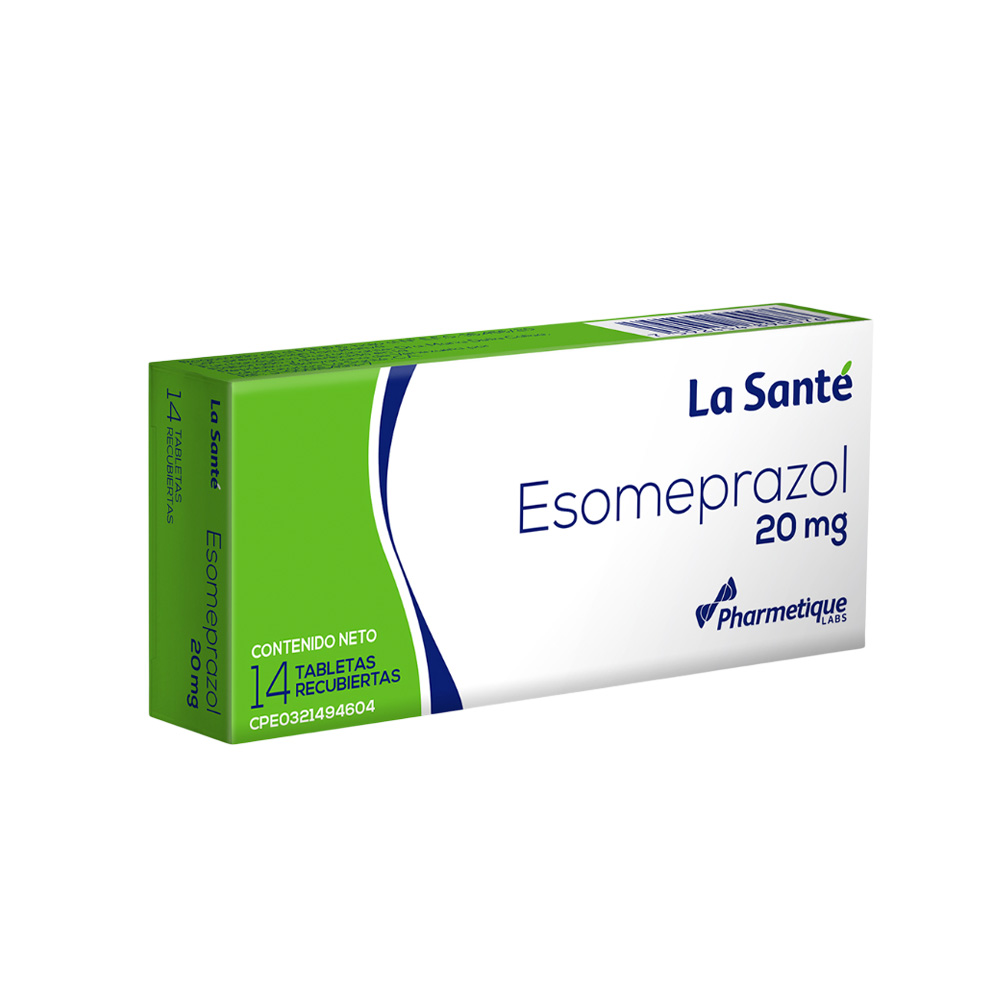 Esomeprazol La Santé 20mg 14 Tabletas