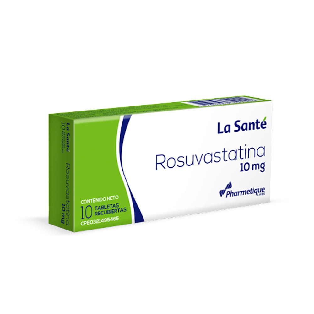 Rosuvastatina La Santé 10mg 10 Tabletas