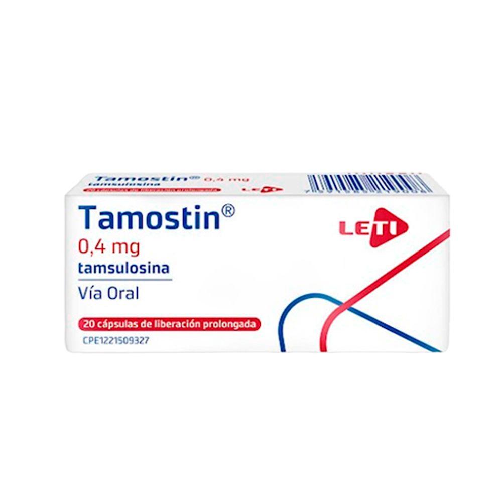 Tamsulosina Tamostin 0,4mg 20 Cápsulas