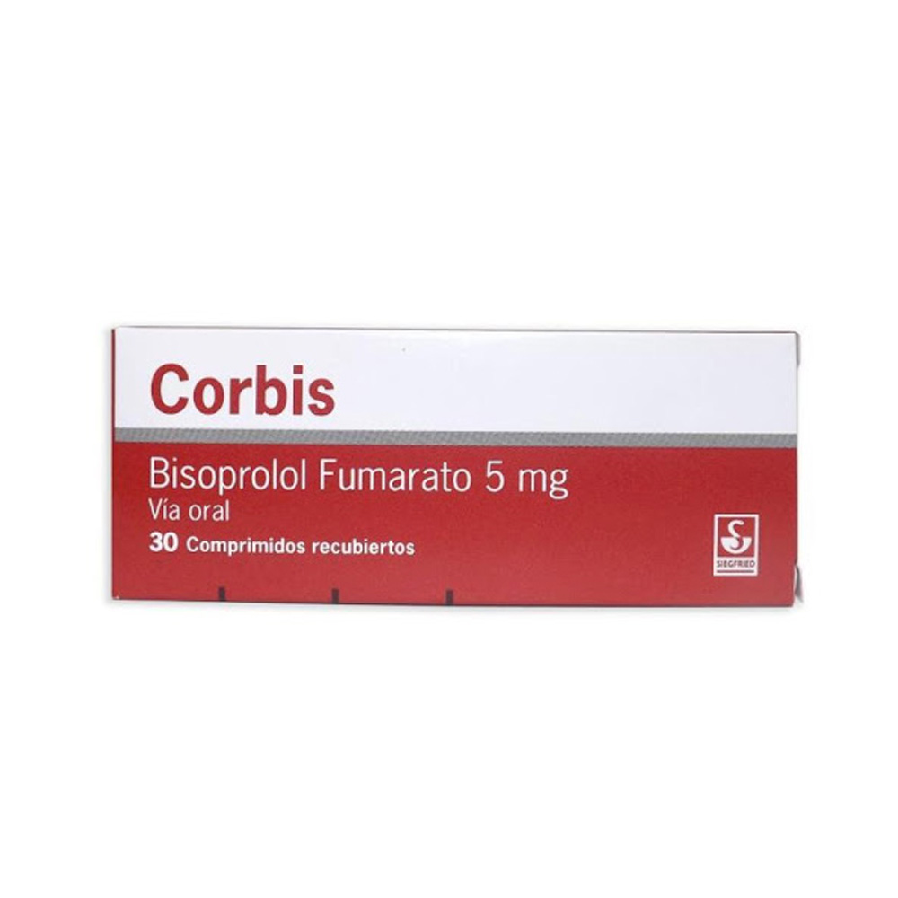 Bisoprolol Corbis 5mg 30 Comprimidos