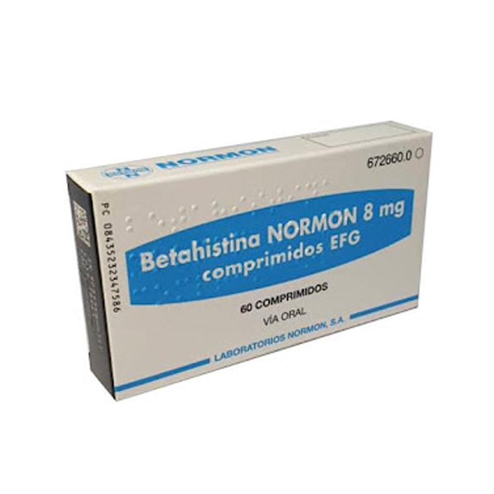 Betahistina Normon 8mg 60 Comprimidos