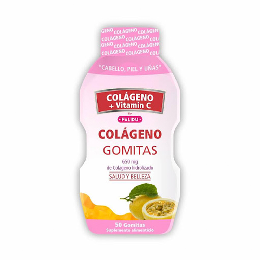 Colágeno + Vitamina C Falidu 650/50mg 50 Gomitas