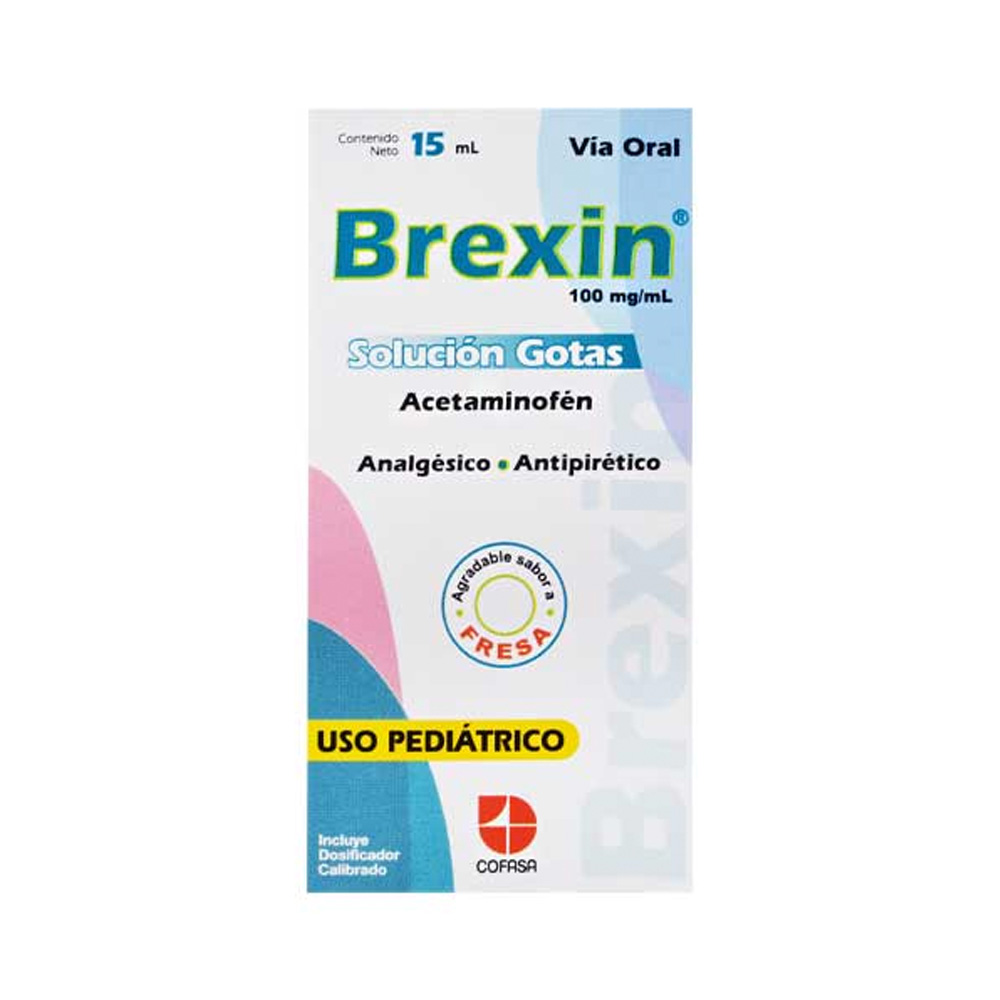 Acetaminofén Brexin 100mg/ml 15ml Solución Gotas