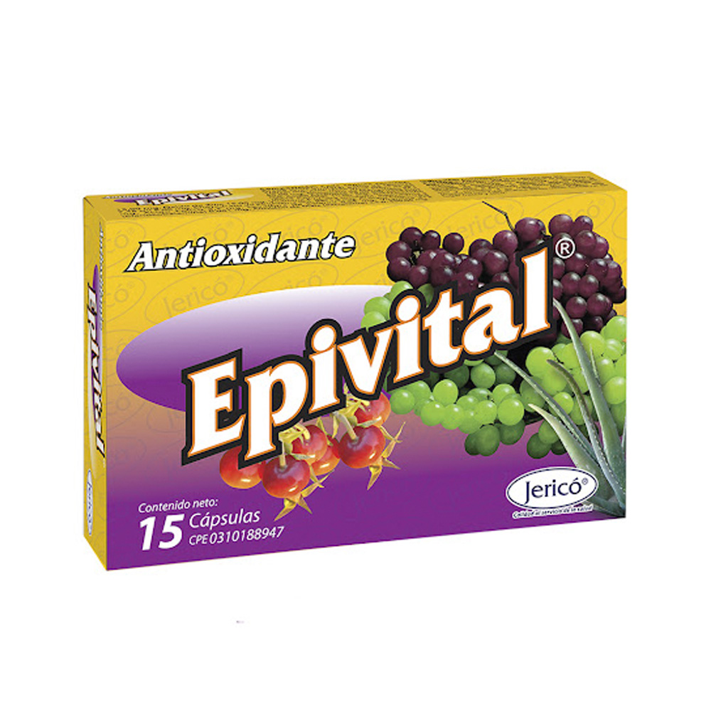 Multivitaminas Epivital 15 Cápsulas