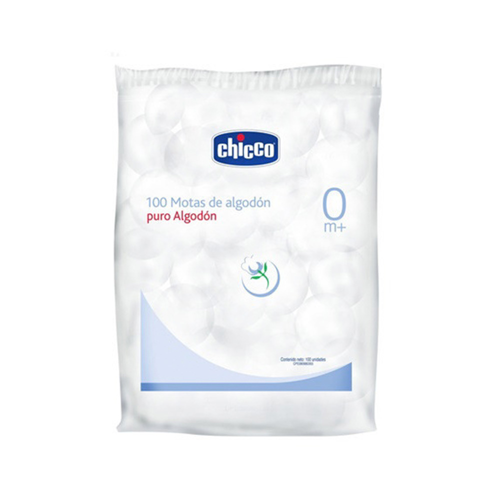 Motas de Algodón Chicco 100uds