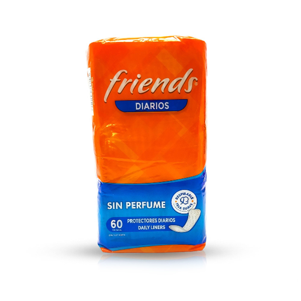 Protectores Diarios Friends Sin Fragancia 60uds