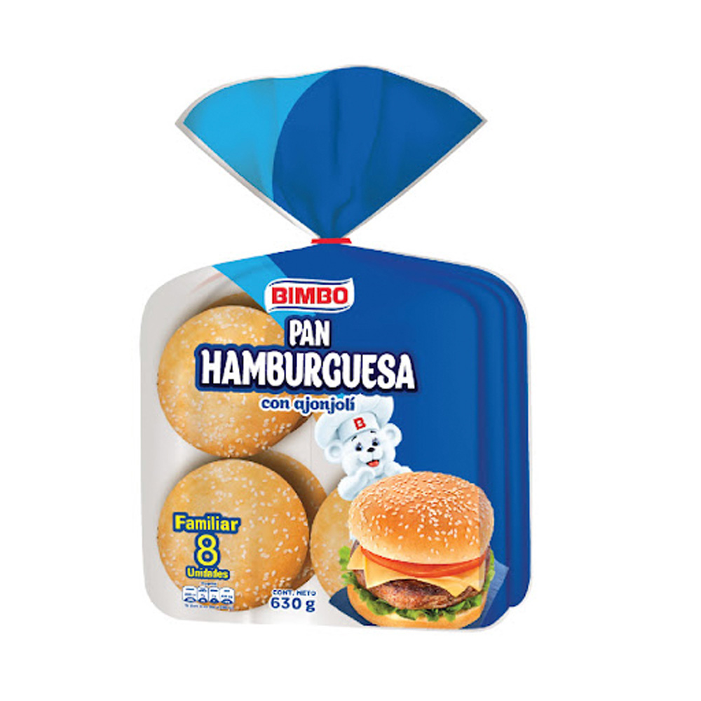 Pan Hamburguesa Bimbo 630g