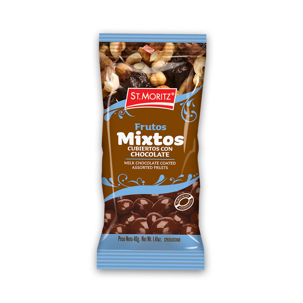 Chocolates St. Moritz Frutos Mixtos con Chocolate