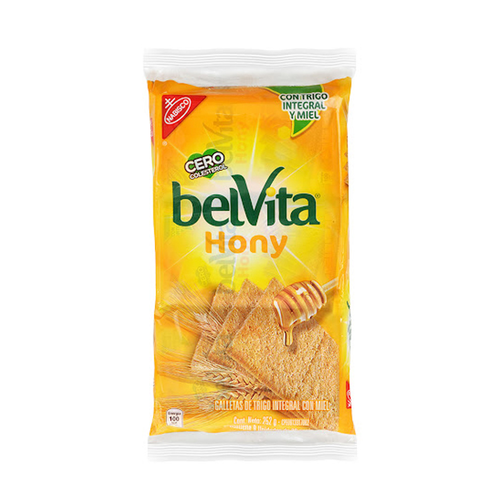 Galleta Belvita Hony 252g 9uds