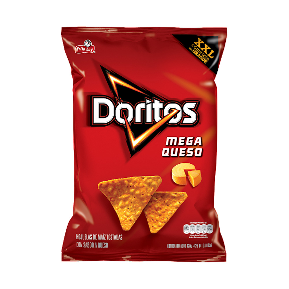 Snack Doritos Mega Queso 420g