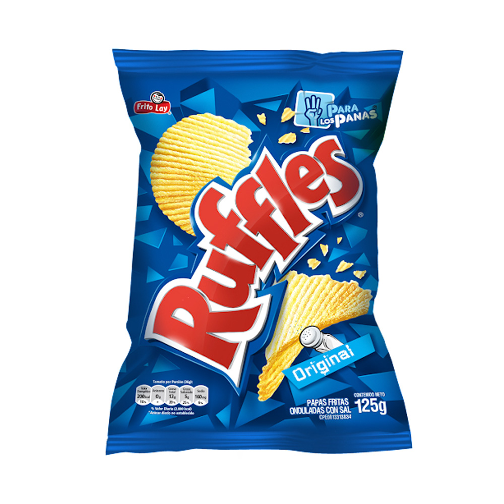 Snack Ruffles Natural 125g