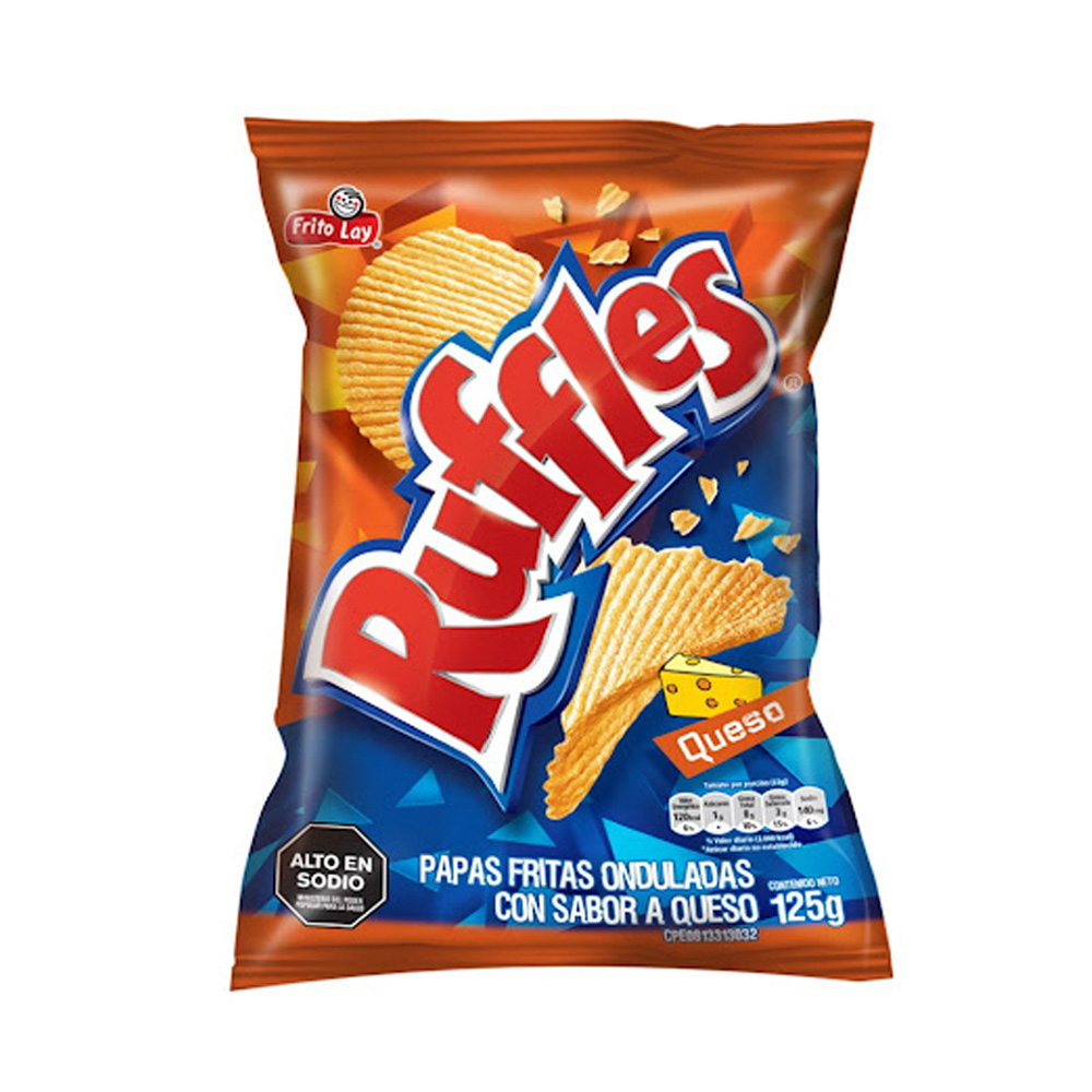 Snack Ruffles Queso 125g