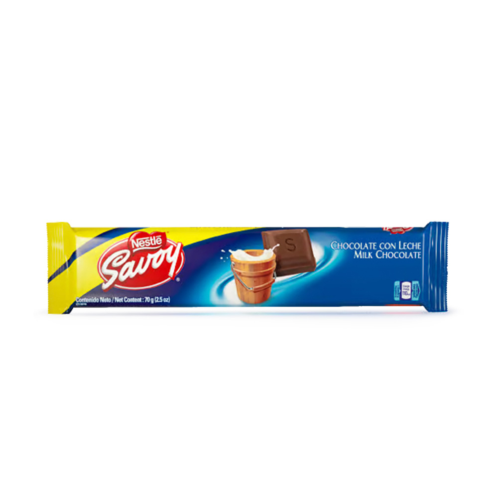 Chocolate Savoy Leche 70g