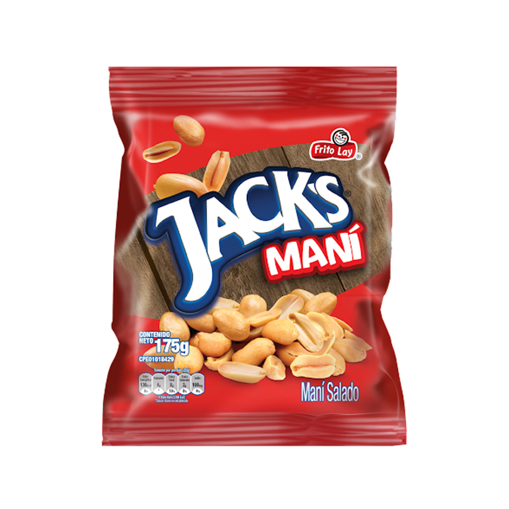 Snack Jacks Maní 175g