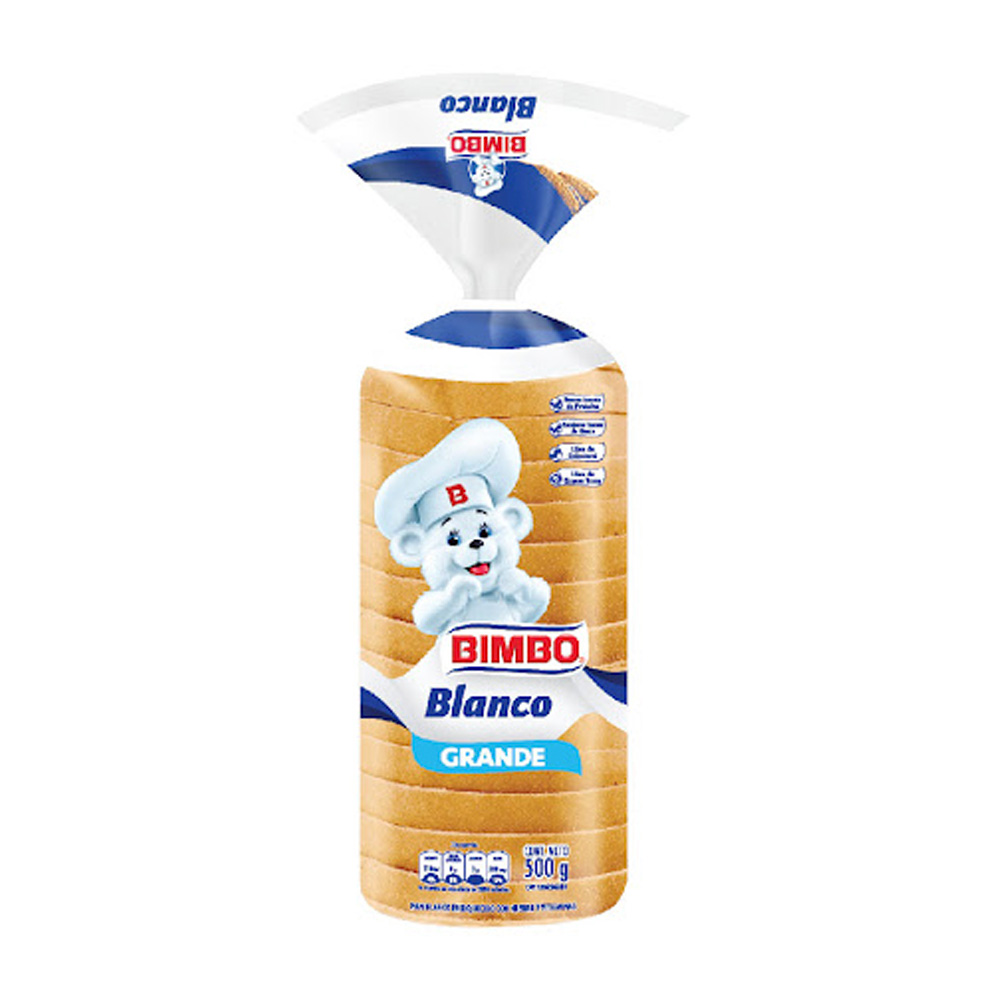 Pan Blanco Bimbo 500g