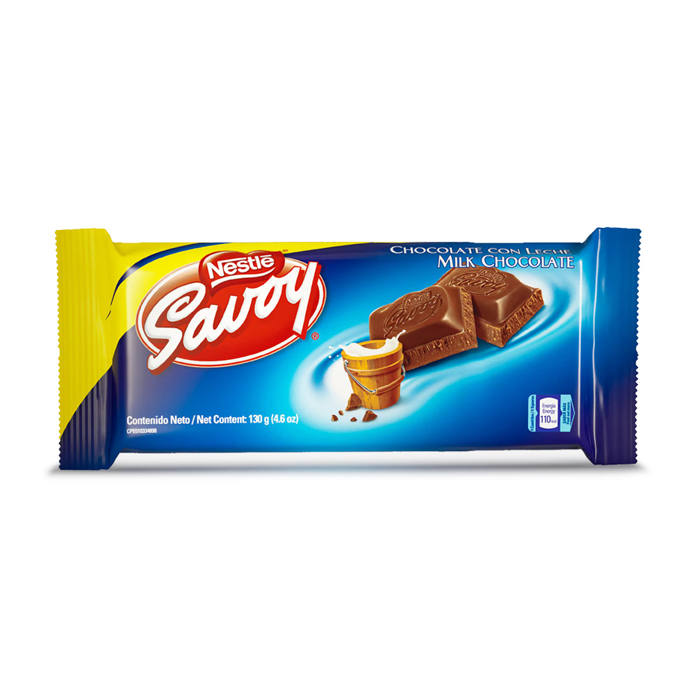 Chocolate Savoy de Leche 130g