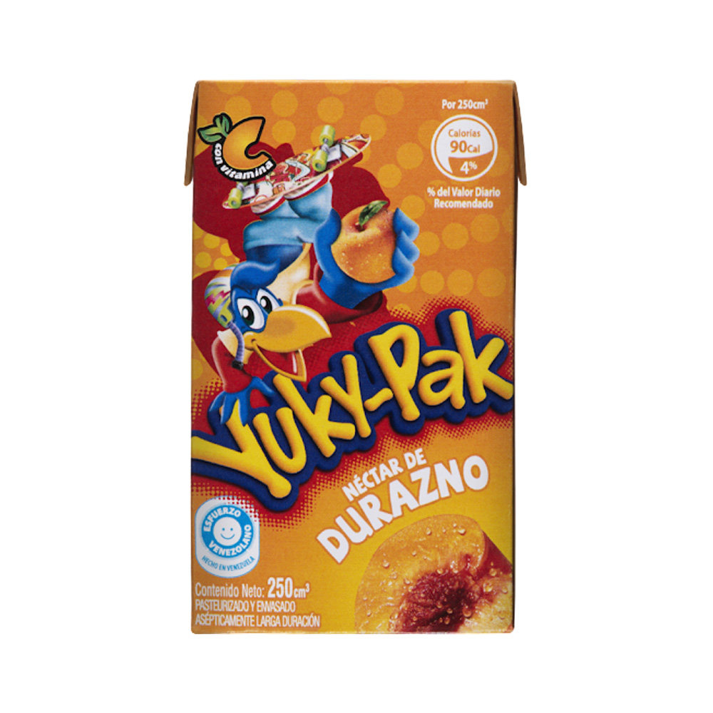 Jugo Yuky-Pak Durazno 250ml