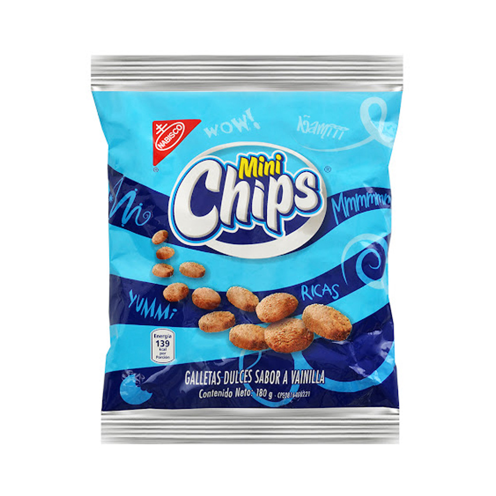 Galletas Mini Chips Vainilla 180g