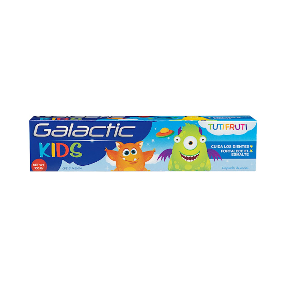 Crema Dental Galactic Kids Tuti Fruti Niño 100g