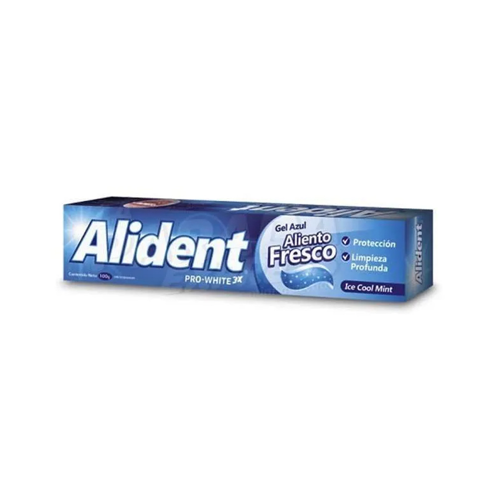 Crema Dental Alident Gel Azul 100g