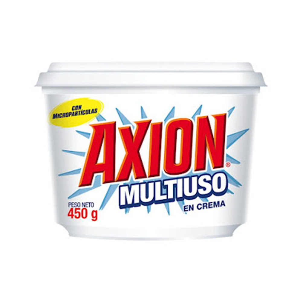 Lavaplatos Multiuso Axion en Crema 450g