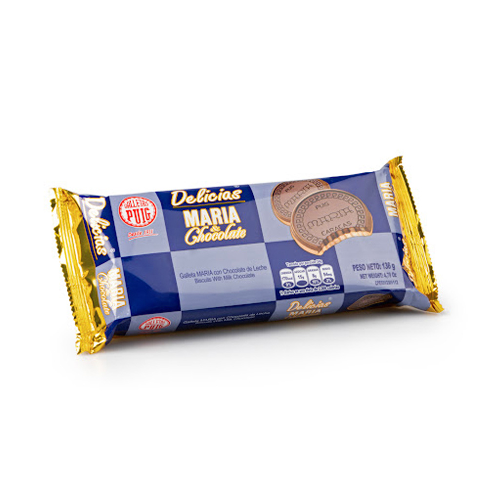 Galletas Delicias Maria Chocolate 136g