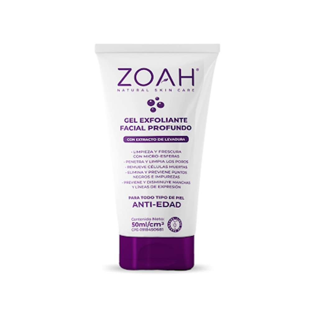 Gel Exfoliante Facial Zoah Profundo 50ml