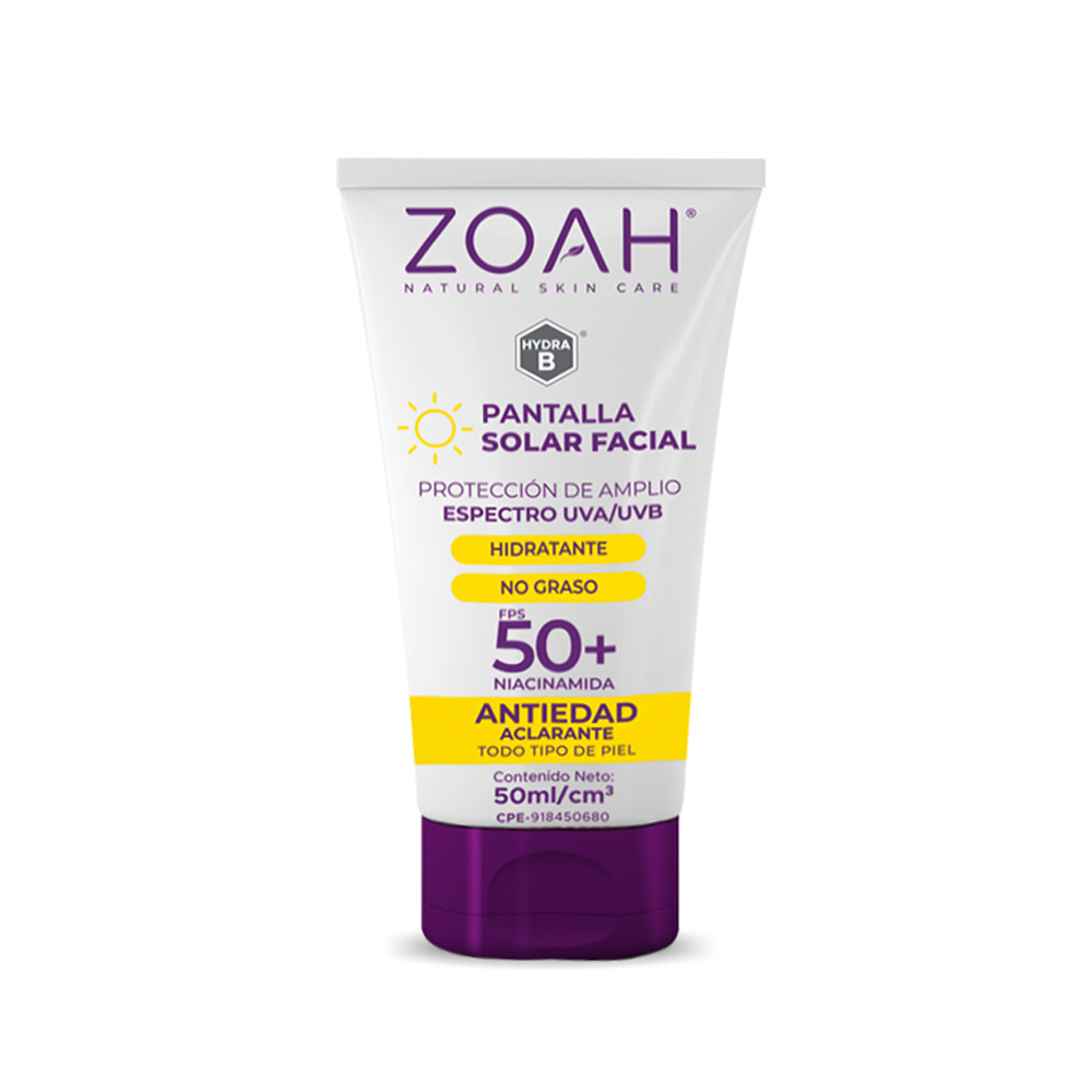 Pantalla Solar Facial Zoah Anti-Edad 50ml