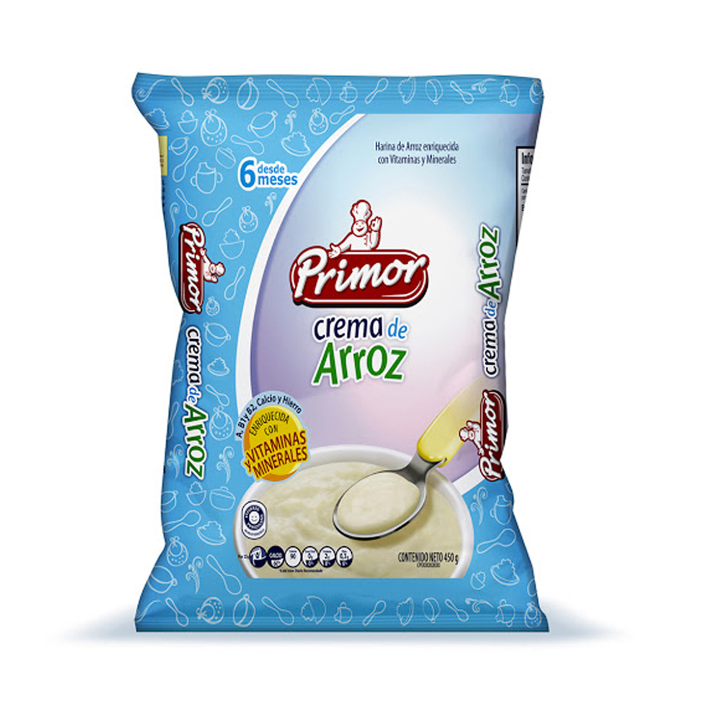 Crema de Arroz Primor Bolsa 450g