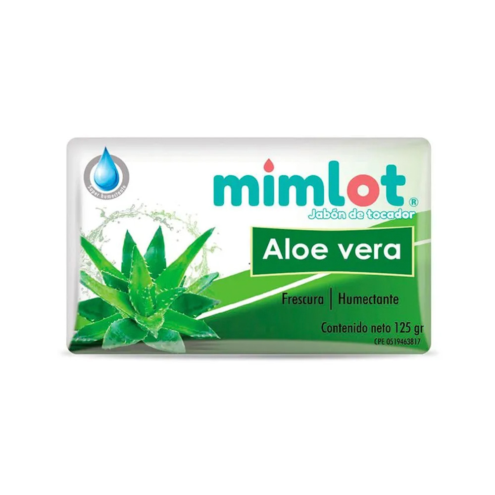 Jabón de Tocador Mimlot  Aloe Vera 125g