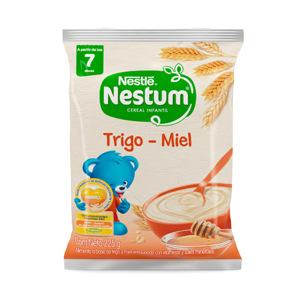 Cereal Infantil Nestum Trigo y Miel Bolsa 225g