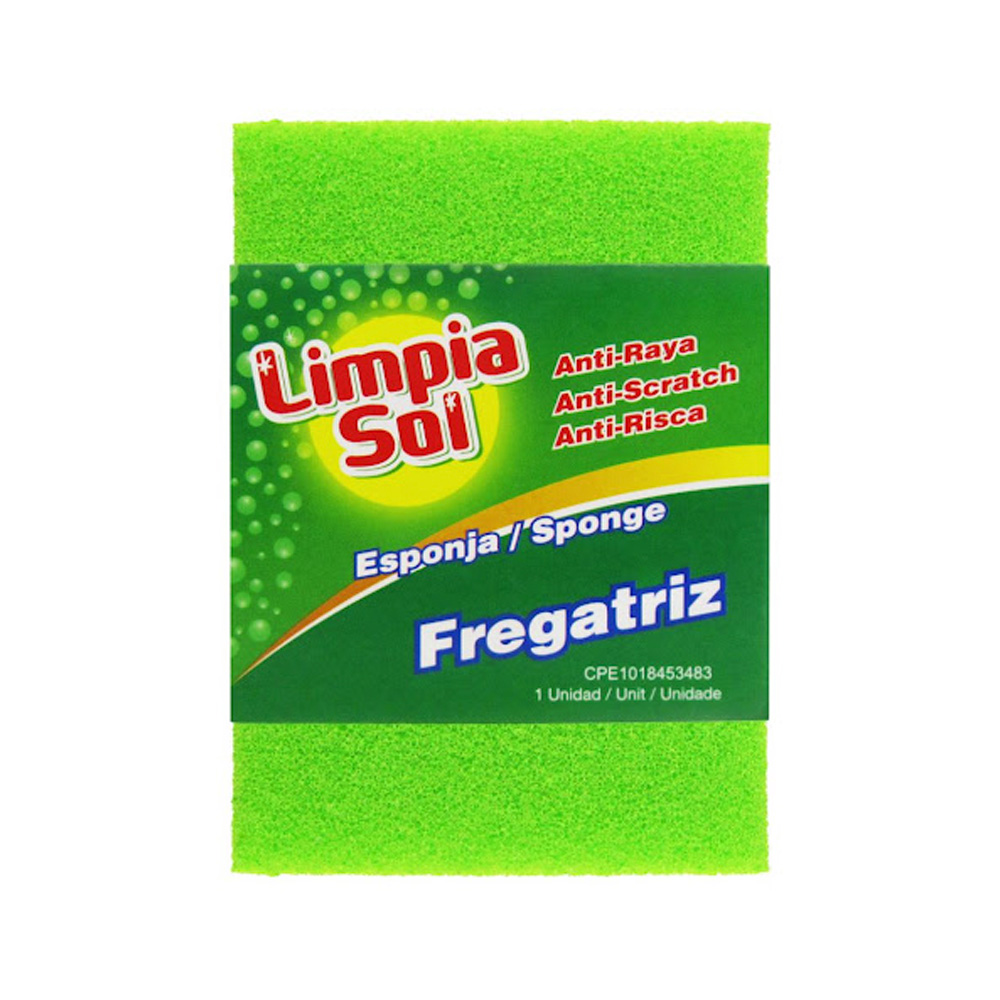 Esponja Limpia Sol Fregatriz Anti Raya