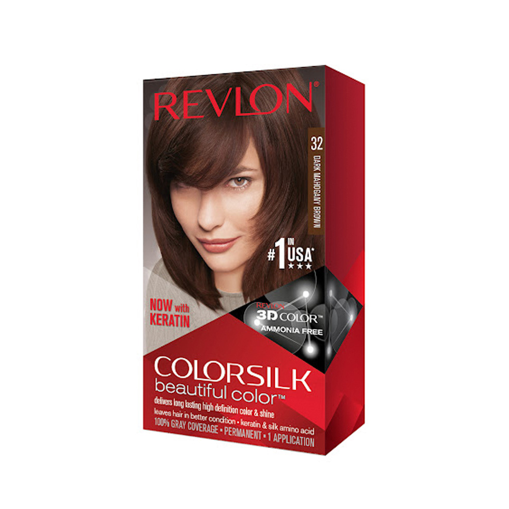 Tinte Revlon Colorsilk Kit 32 Caoba Oscuro