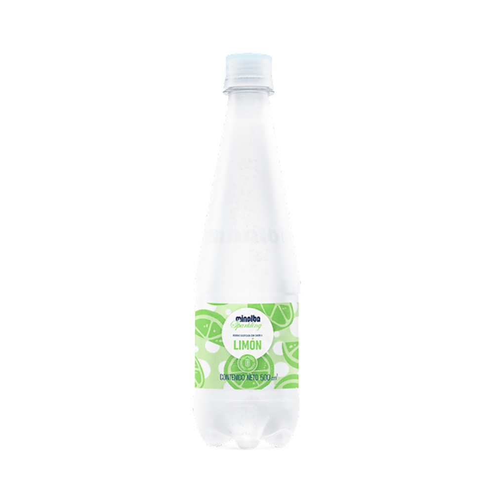 Agua Minalba Sparkling con Limón 500ml