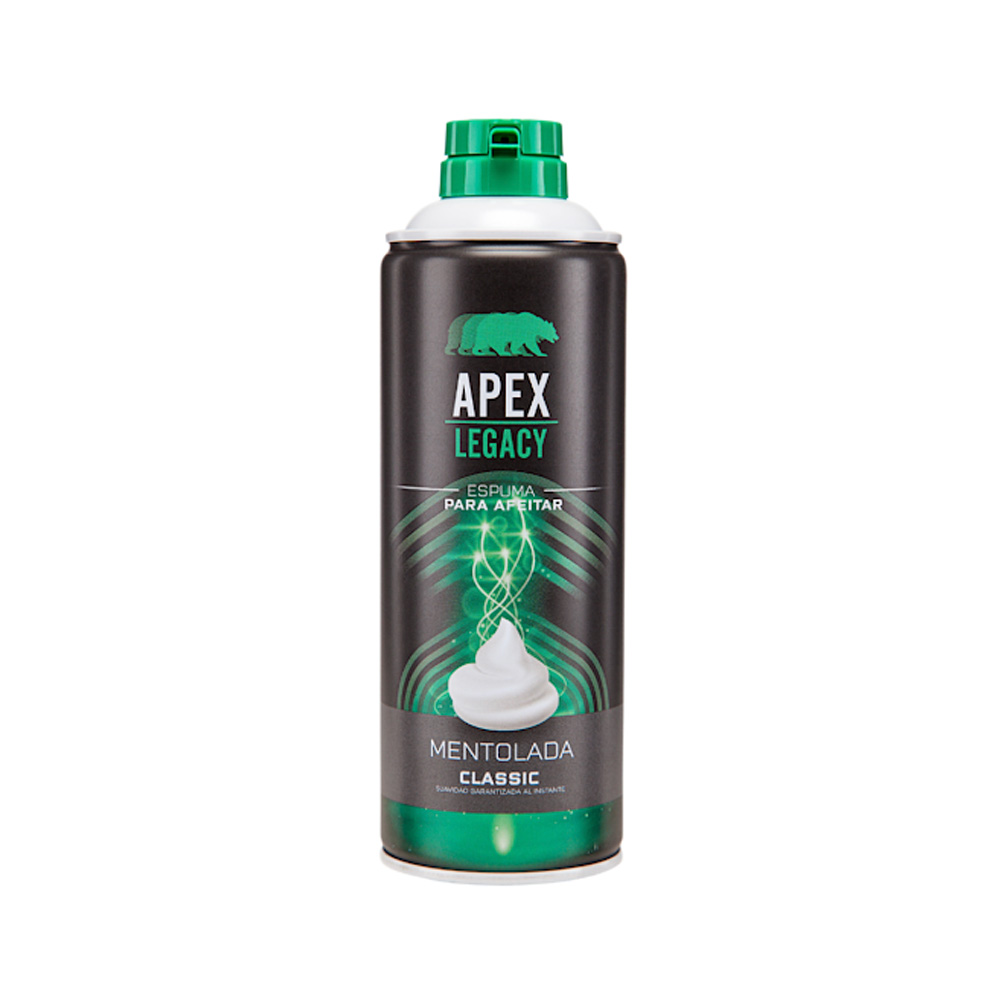 Espuma de Afeitar Apex Legacy  Mentol 414ml