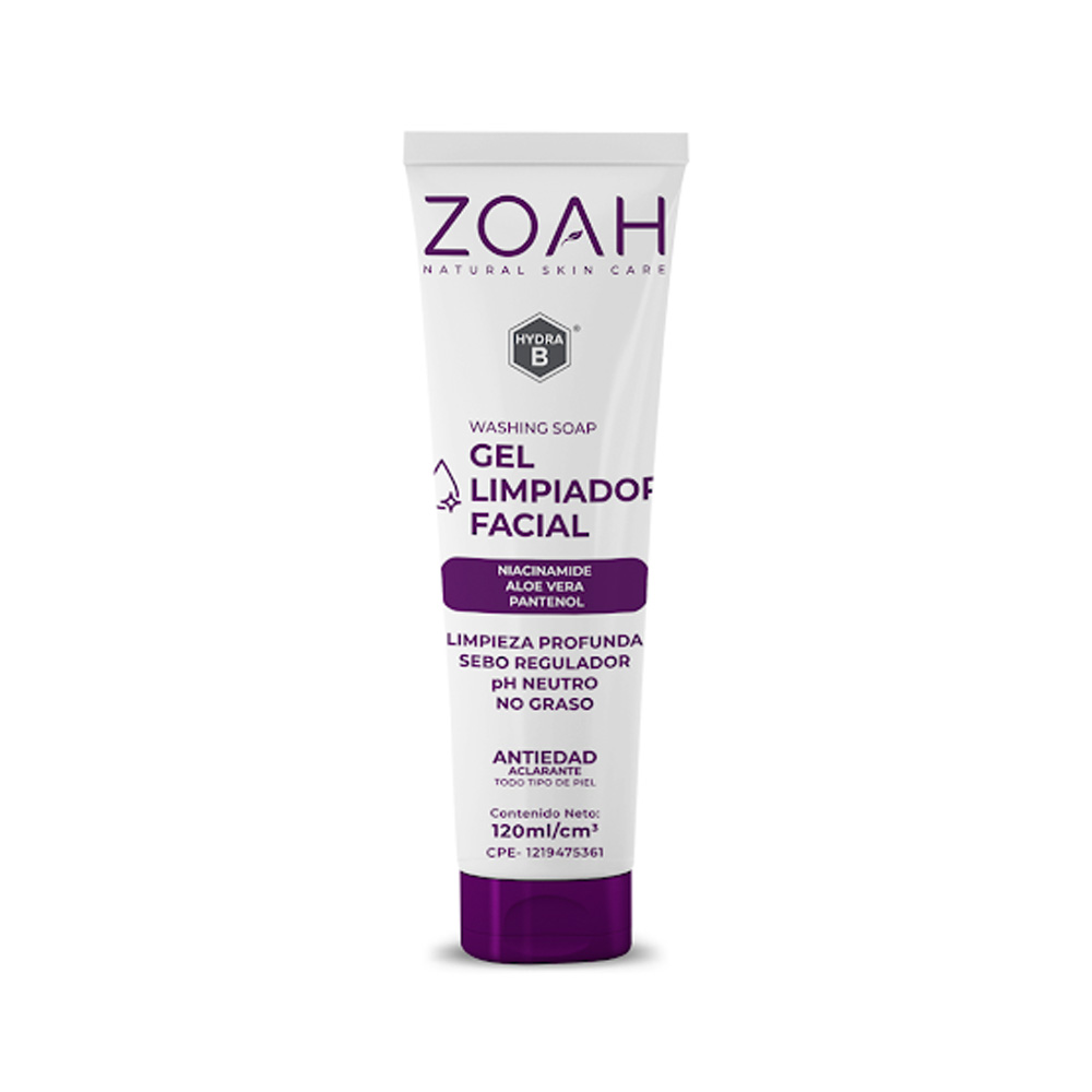 Gel Limpiador Facial Zoah Anti-Edad 120ml