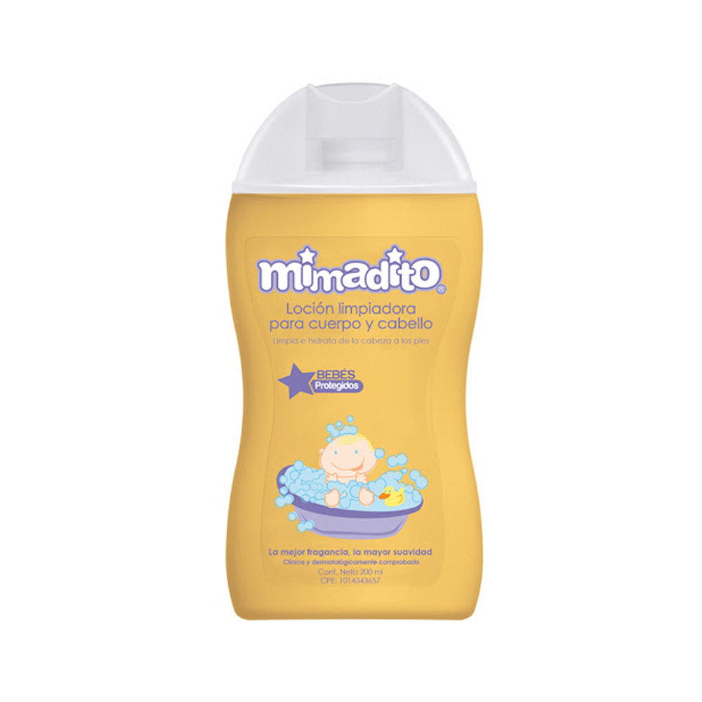 Loción Limpiadora Mimadito para Cuerpo / Cabello 200ml