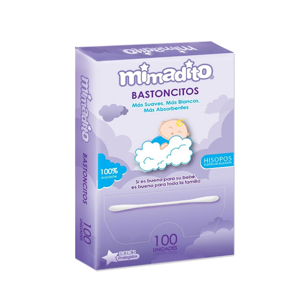 Hisopos Mimadito 100uds