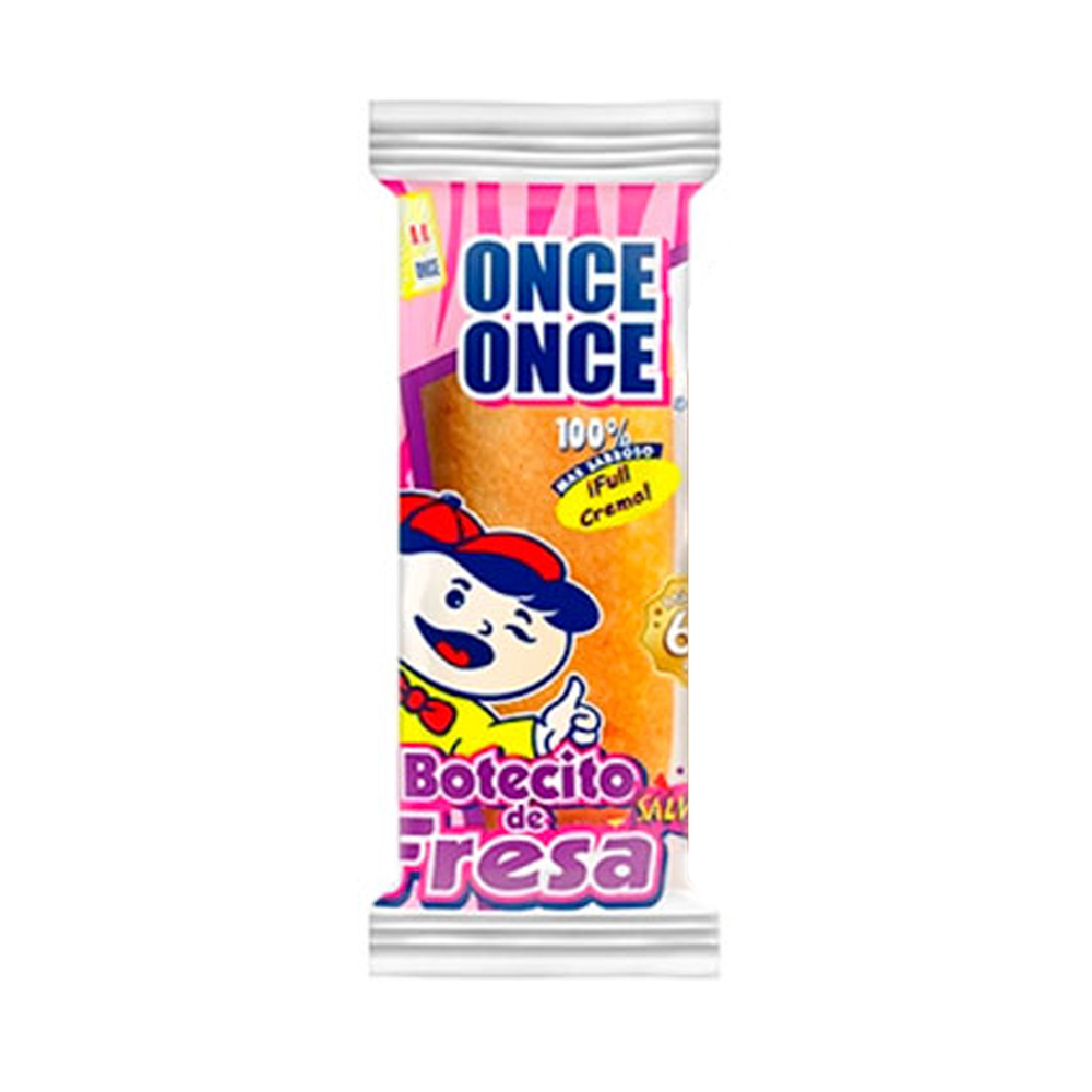 Botecitos Once Once Fresa 840g